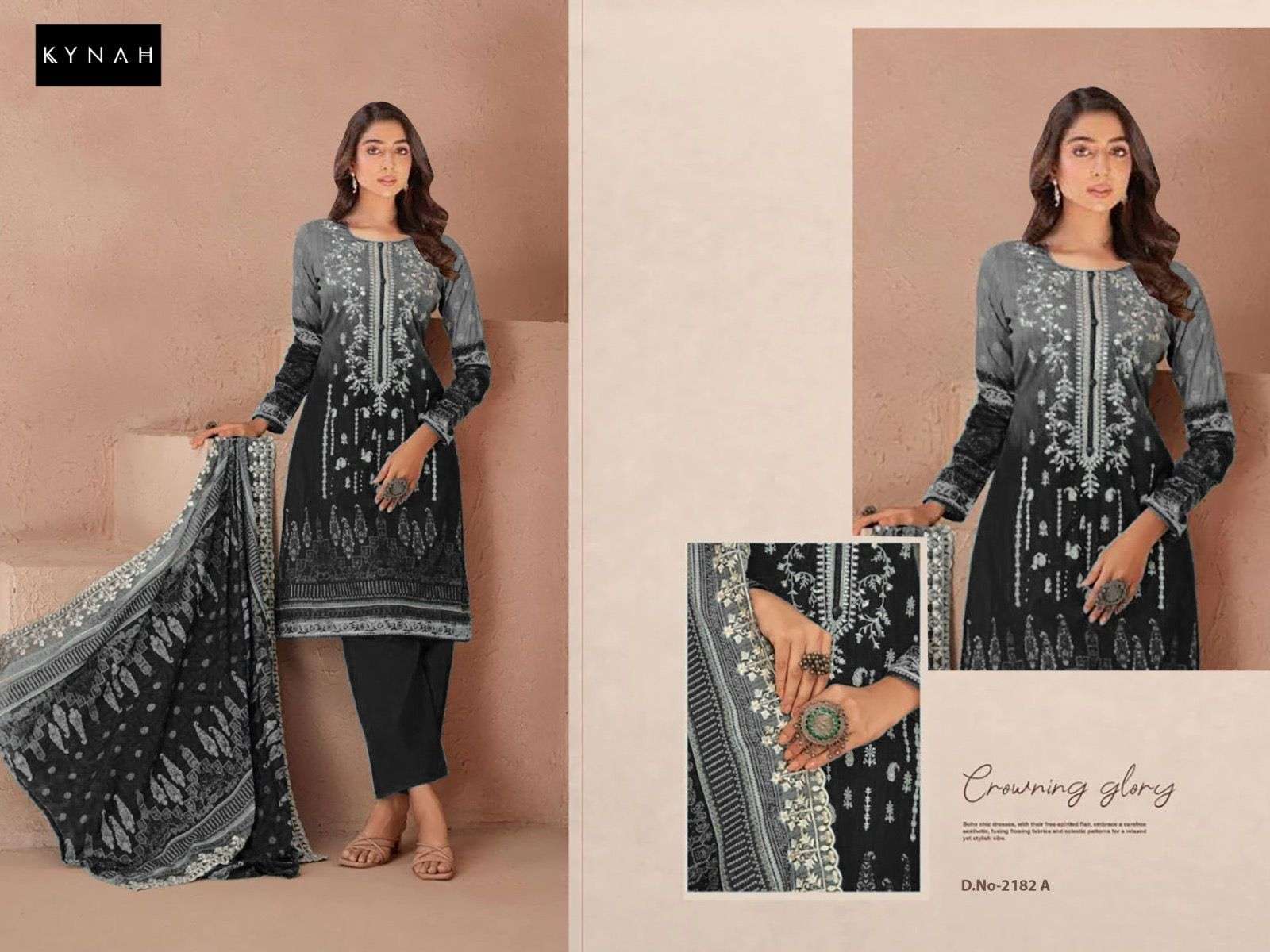 KYNAH 2182 SERIES PURE COTTON PRINTED PAKISTANI DRESSES-00201