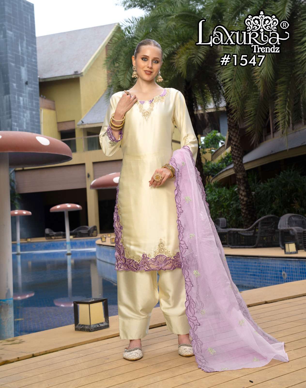 LAXURIA 1547 PURE SATIN EMBROIDERY PAKISTANI DRESSES-00005