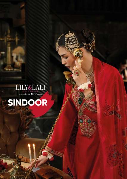 LILY AND LALI SINDOOR 28301 TO 28304 SERIES PURE VISCOSE SILK DRESSES-00028