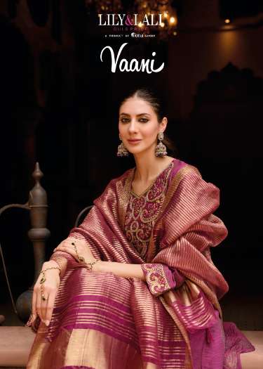 LILY AND LALI VAANI 28501 TO 28504 SERIES PURE SILK EMBROIDERY DRESSES-00028