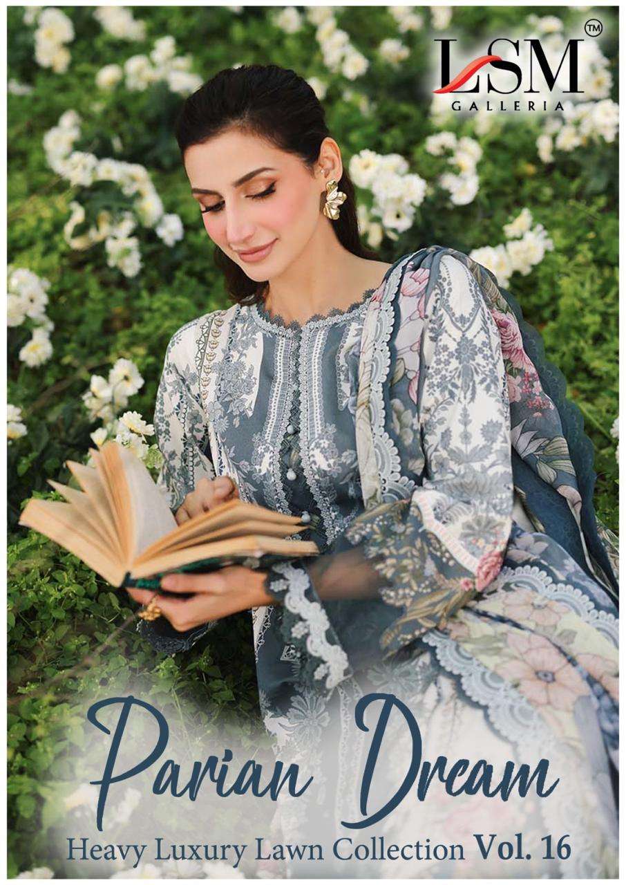 LSM GALLERIA PARIAN DREAM VOL-16 1601 TO 1606 SERIES PURE LAWN PRINTED DRESSES-00015