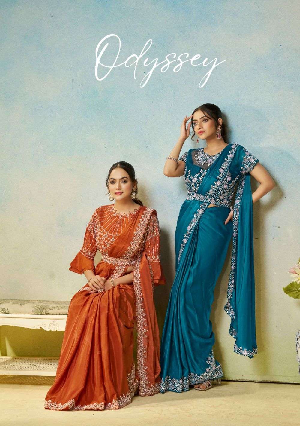 MAHOTSAV MOHMANTHAN ODYSSEY 25701 TO 25720 SERIES PURE SILK EMBROIDERY SAREES-00276