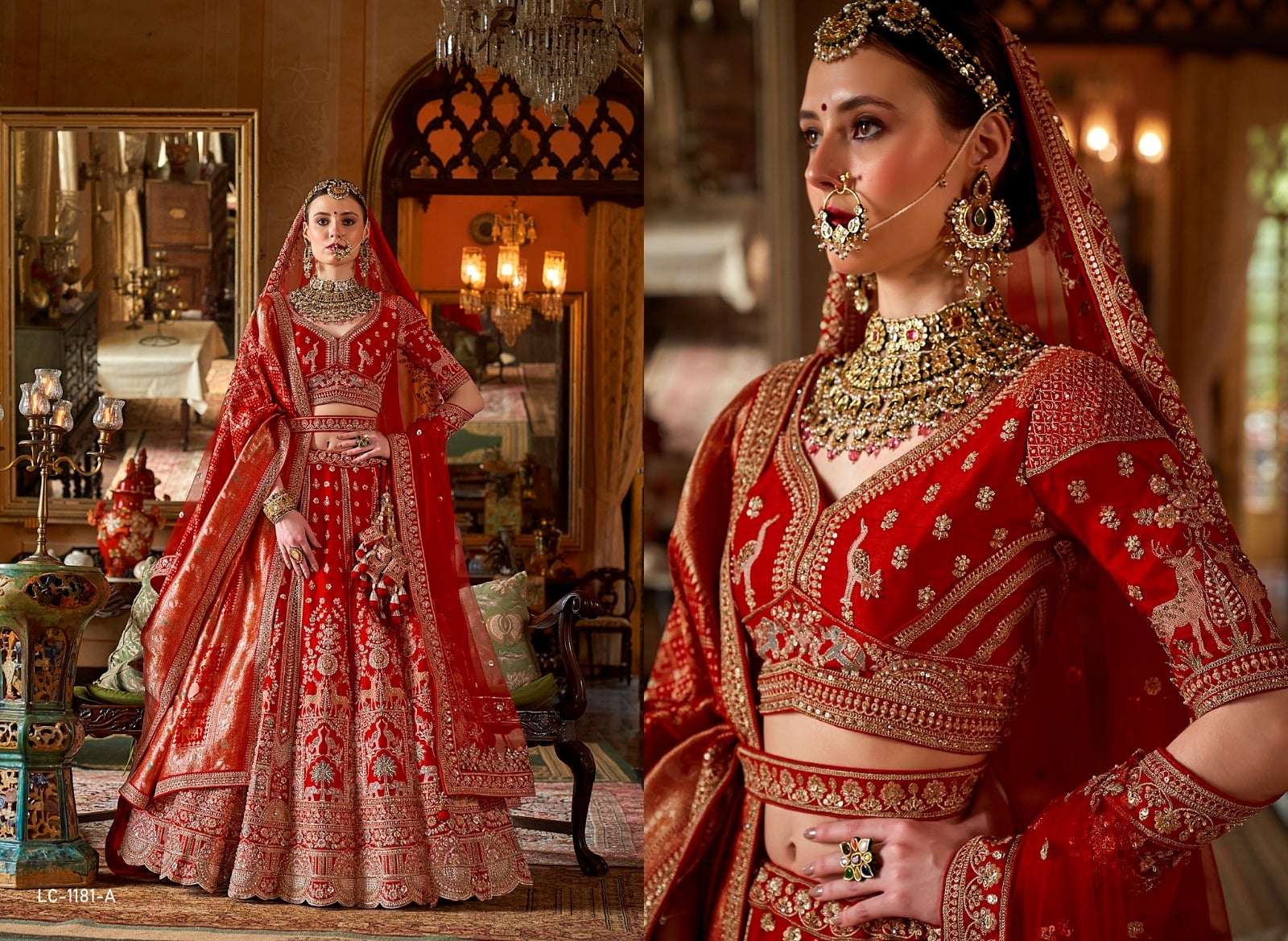 MANJULLA FASHION DULHAN VOL-03 PURE SILK BRIDAL LEHENGAS-00137