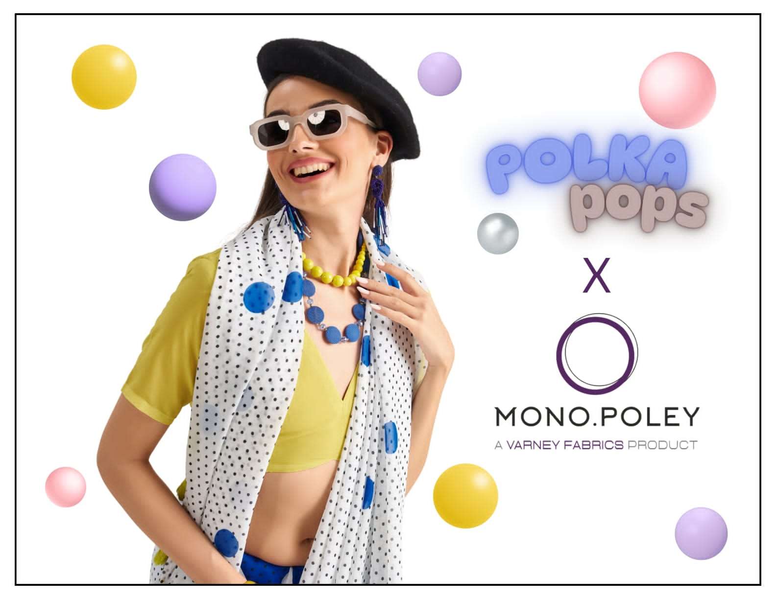MONO POLEY POLKA POPS 7773 TO 7870 SERIES PURE GEORGETTE PRINTED SAREES-00004