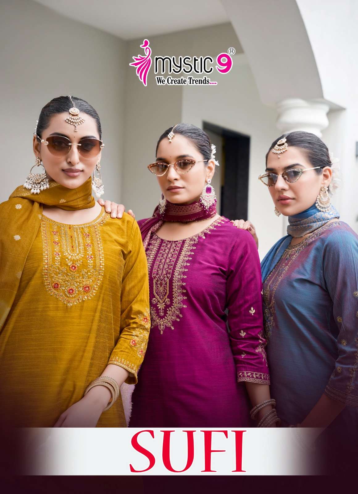 MYSTIC9 SUFI VOL-02 2001 TO 2008 SEREIS PURE SILK DRESSES-00140