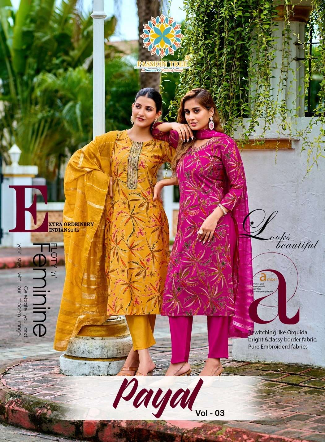 PASSION TREE PAYAL VOL-03 3001 TO 3008 SERIES PURE VERTICAN PRINTED DRESSES-00140