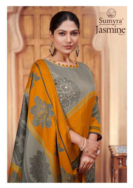 RADHIKA FASHION JASMIN VOL-02 16001 TO 16004 SERIES PURE PASHMINA PRINTED PAKISTANI DRESSES-00011