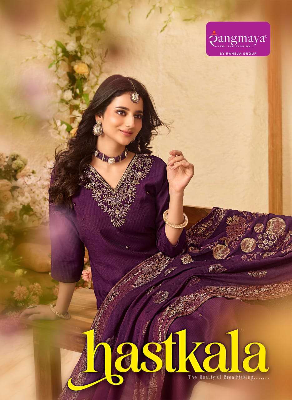 RANGMAYA HASTKALA 101 TO 108 SERIES PURE BERLIN DRESSES-00014