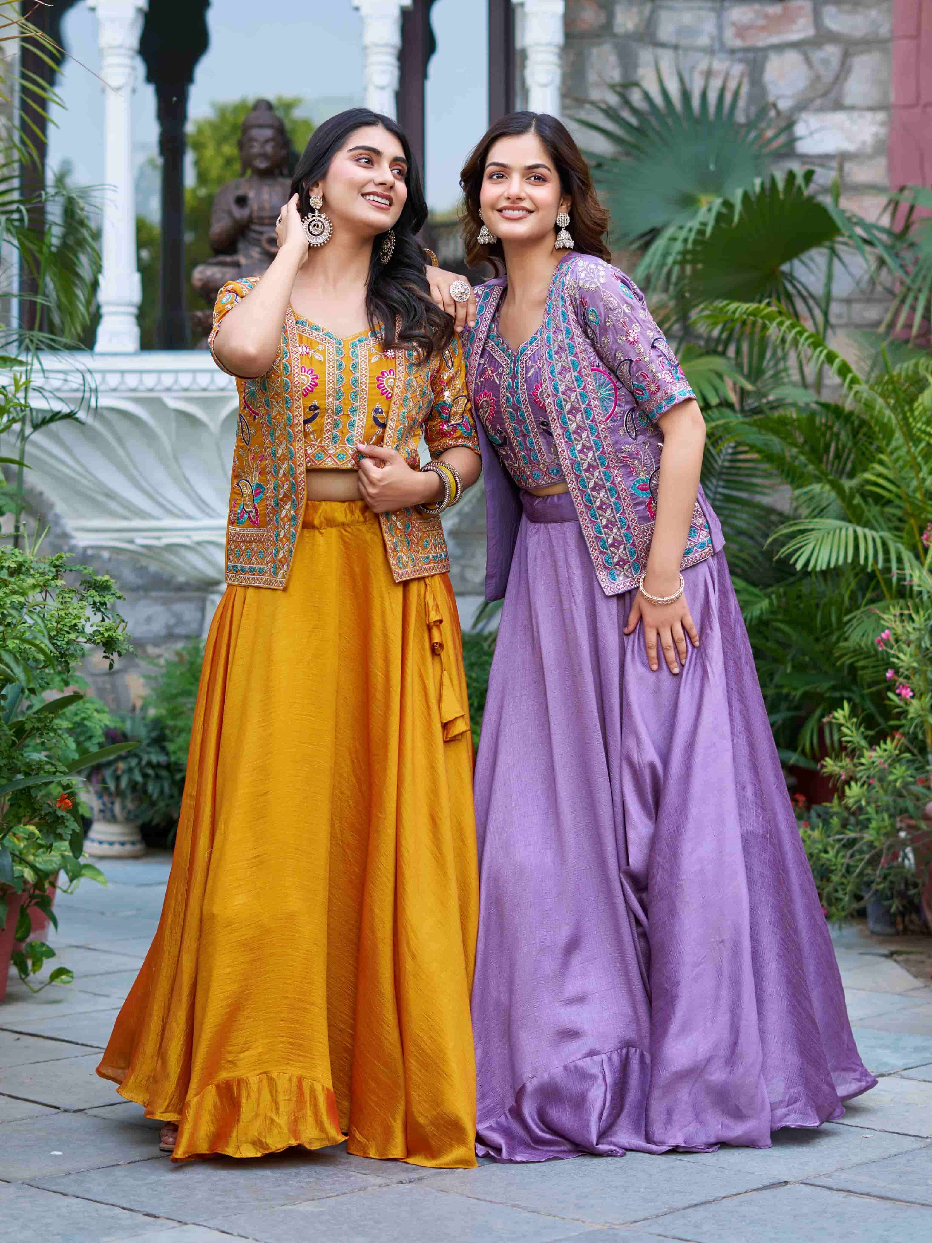 RM-142 BY ASLIWHOLESALE DESIGNER PURE VICHITRA EMBROIDERY LEHENGAS-00236