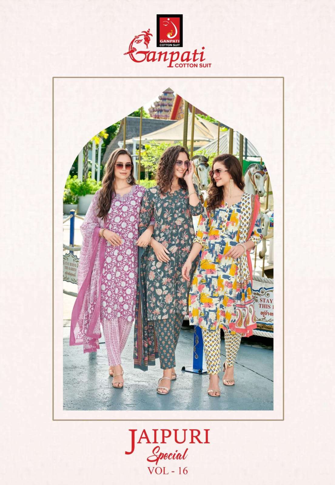 ROYAL FIRDOUS VOL-15 326 TO 340 SERIES PURE COTTON EMBROIDERY DRESSES-00015