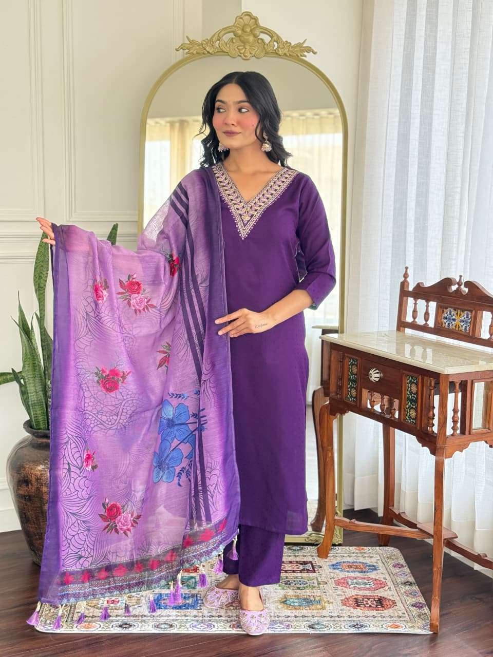 SC120 BY ASLIWHOLESALE DESIGNER PURE VISCOSE EMBROIDERY DRESSES-00264