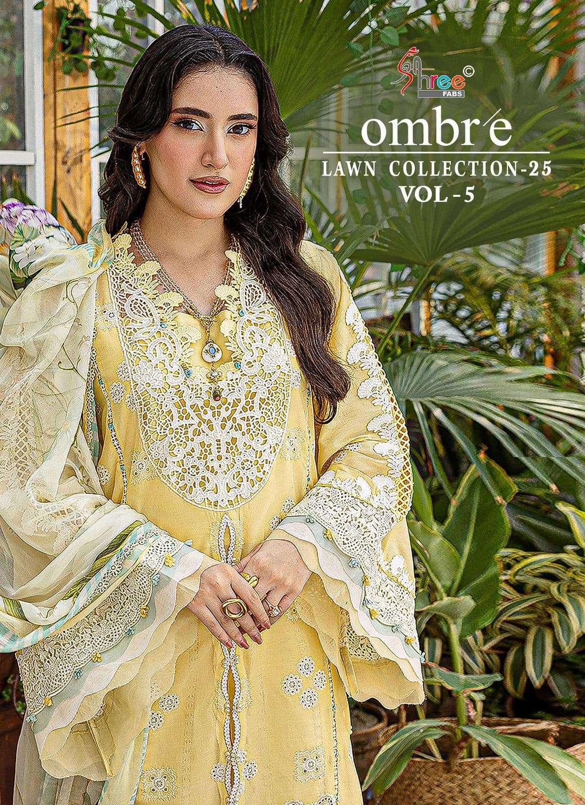 SHREE FAB OMBRE LAWN COLLECTION VOL-05 PURE COTTON EMBROIDERY PAKISTANI DRESSES-00201