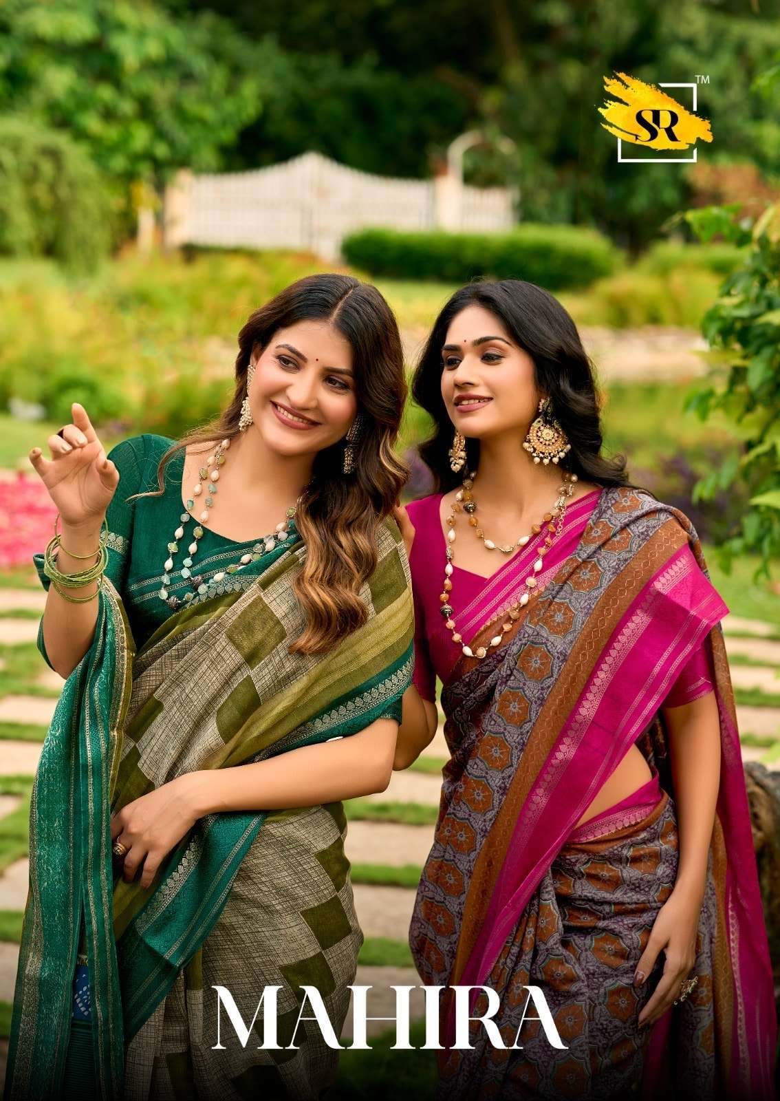 SR BRAND MAHIRA 1001 TO 1010 SERIES PURE CHANDERI JACQUARD SAREES-00004