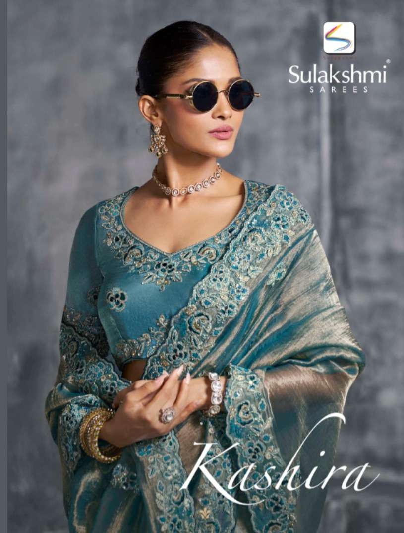 SULAKSHMI KASHIRA 4401 TO 4412 SERIES FANCY EMBROIDERY TISSUE SAREES-00137