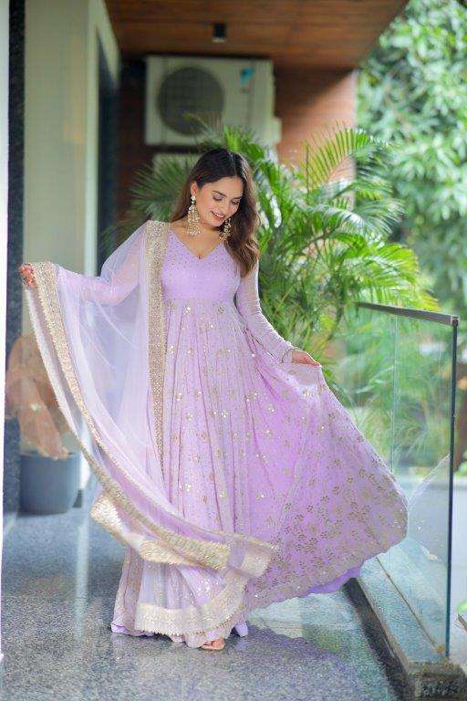 TD-6084 BY ASLIWHOLESALE DESIGNER PURE FAUX BLOOOMING FANCY EMBROIDERY GOWNS-00235