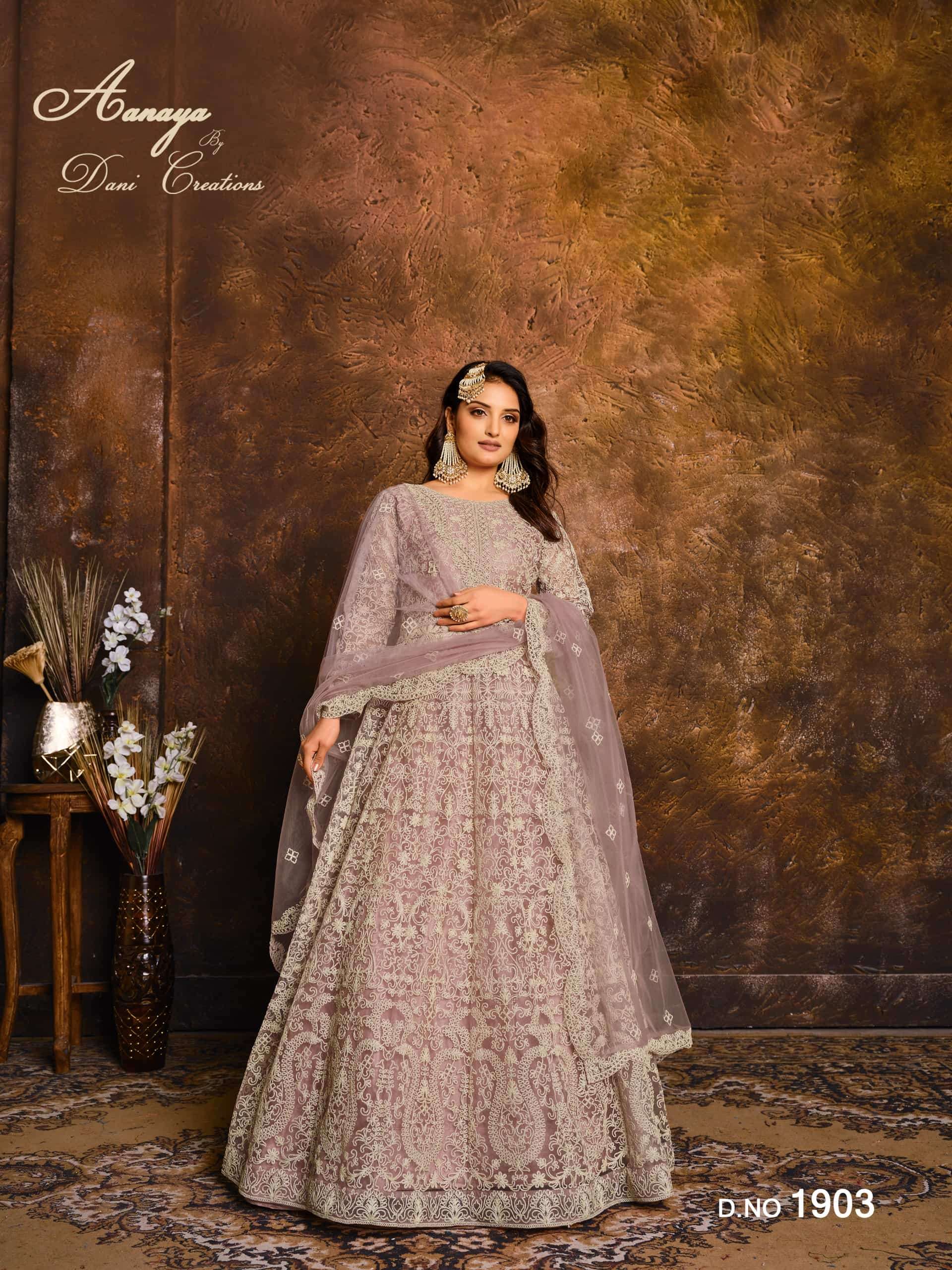 TWISHA AANAYA VOL-119 1901 TO 1904 SERIES PURE NET EMBROIDERY PAKISTANI DRESSES-00274