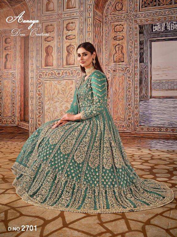 TWISHA AANAYA VOL-127 2701 TO 2704 SERIES PURE NET SEQUENCE GOWNS-00274