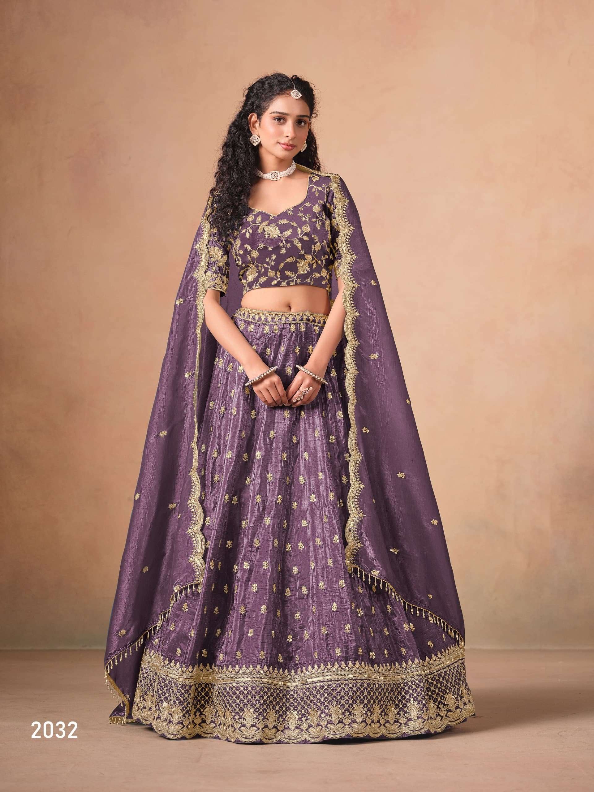 TWISHA MEHVISH VOL-23 2031 TO 2034 SERIES PURE ORGANZA LEHENGAS-00274