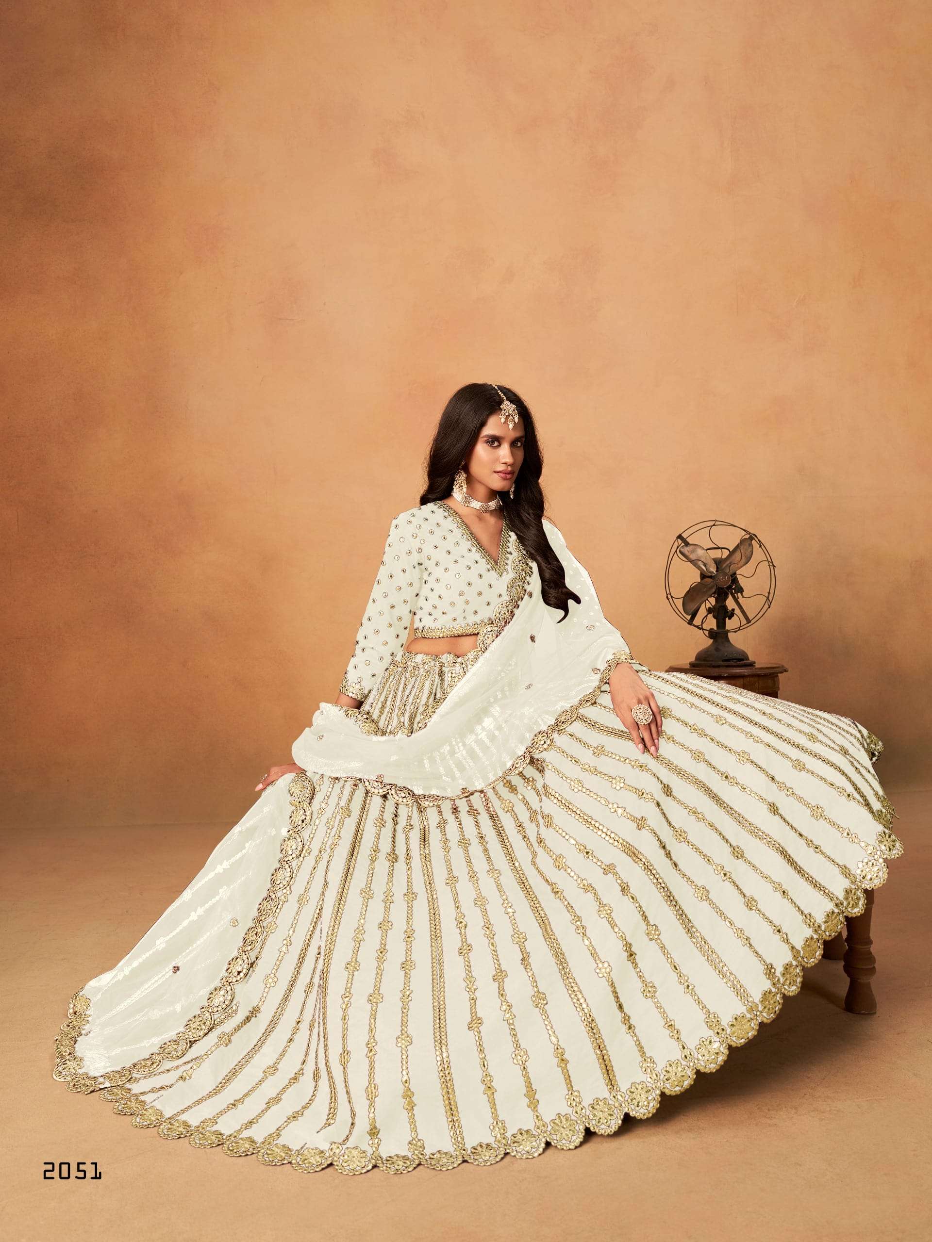 TWISHA MEHVISH VOL-25 2051 TO 2054 SERIES PURE SILK LEHENGAS-00274