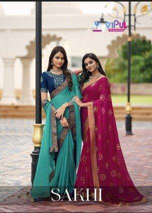 VIPUL SAKHI 90504 TO 90510 SERIES PURE FANCY PRINTED SAREES-00025