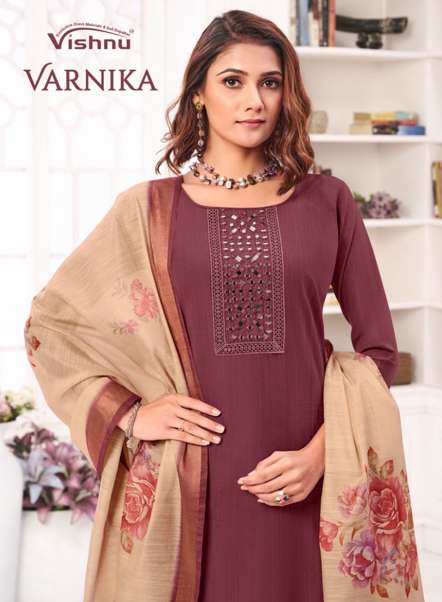 VISHNU VARNIKA 41001 TO 41012 SERIES PURE SILK DRESSES-00011