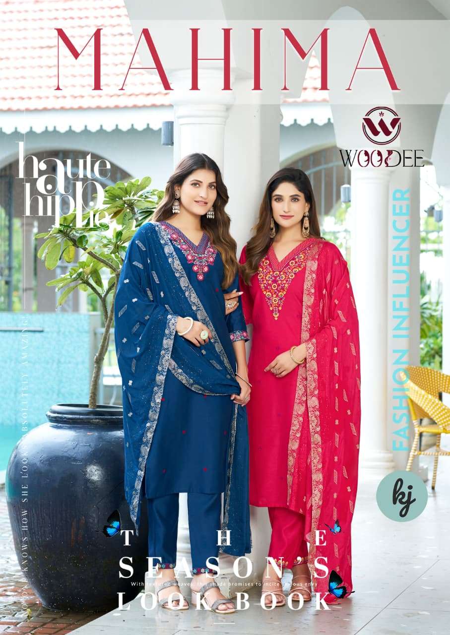 WOODEE MAHIMA 1001 TO 1006 SERIES PURE VISCOSE DRESSES-00140