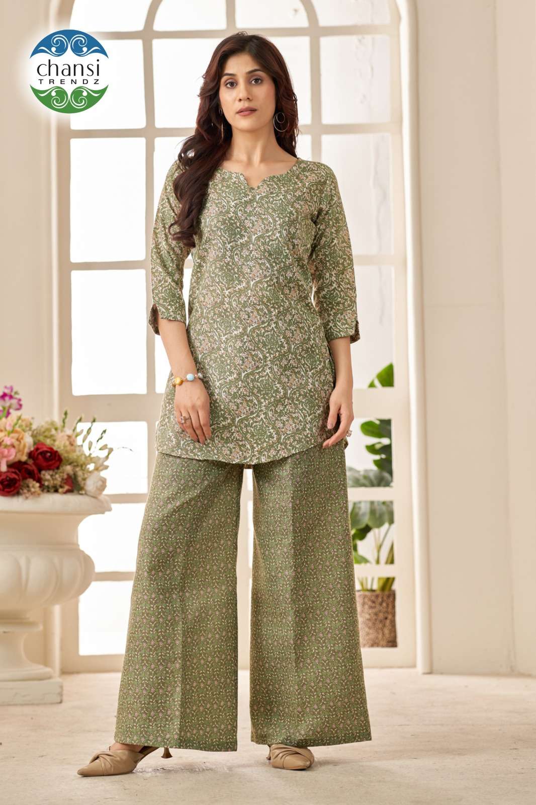 CHANSI TRENDZ LAKSMITVA PURE COTTON EMBROIDERY DRESSES-00303