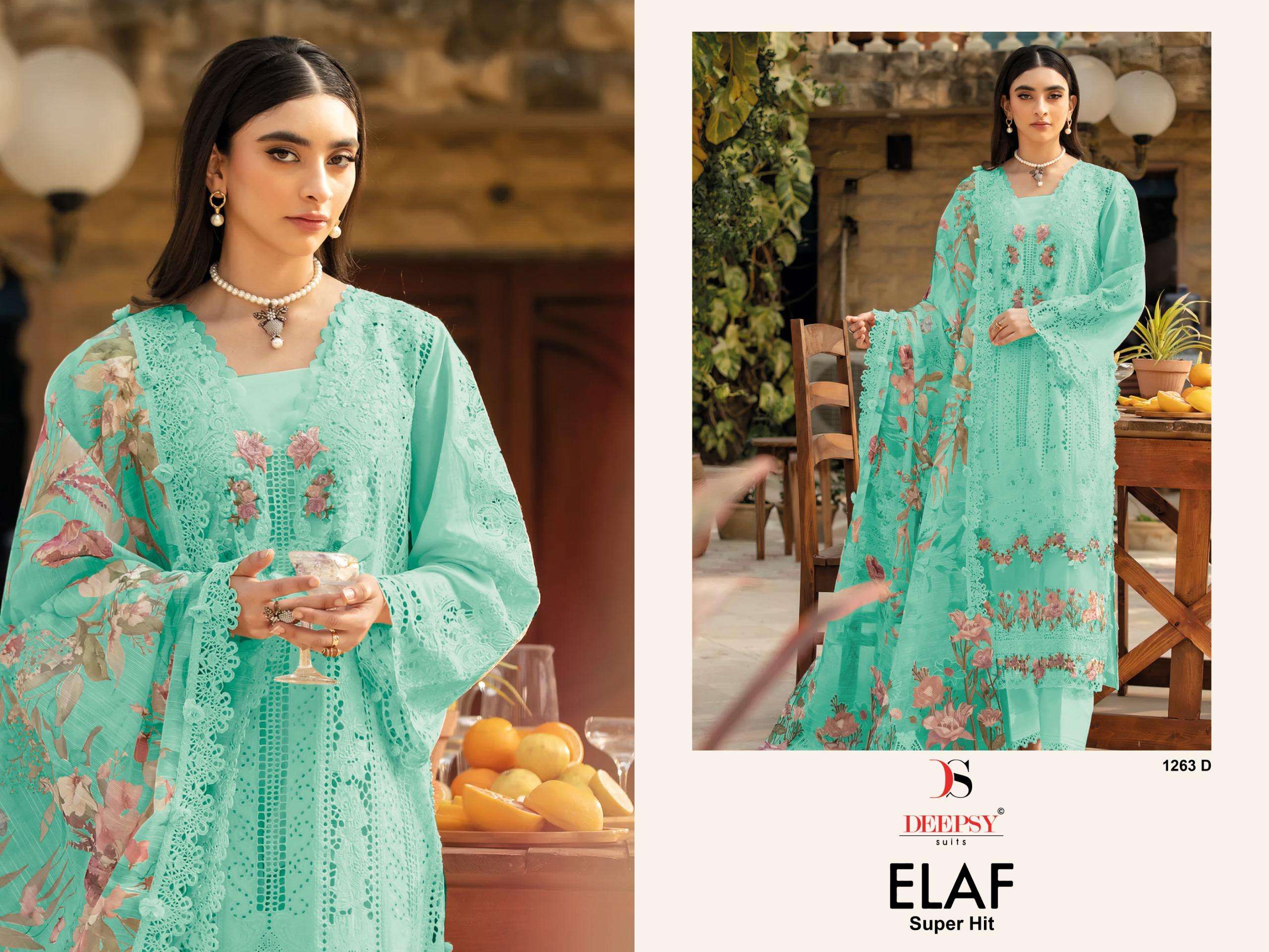 DEEPSY SUIT LUXURY SUPER HIT 1263-A TO 1263-D SERIES PURE COTTON EMBROIDERY PAKISTANI DRESSES-00011