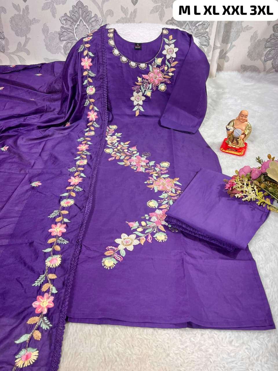 JYOTI VOL-325 BY ASLIWHOLESALE DESIGNER PURE SILK EMBROIDERY DRESSES-00233