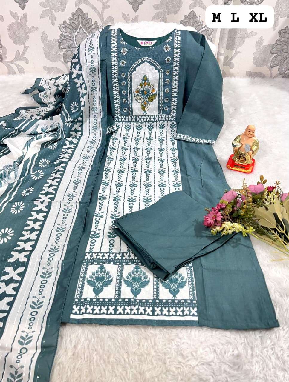JYOTI VOL-326 BY ASLIWHOLESALE DESIGNER PURE VISCOSE EMBROIDERY DRESSES-00233