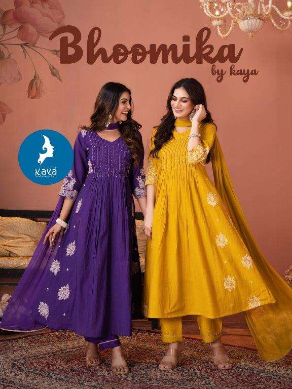 KAYA BHOOMIKA 01 TO 06 SERIES PURE CHANDERI DRESSES-00014