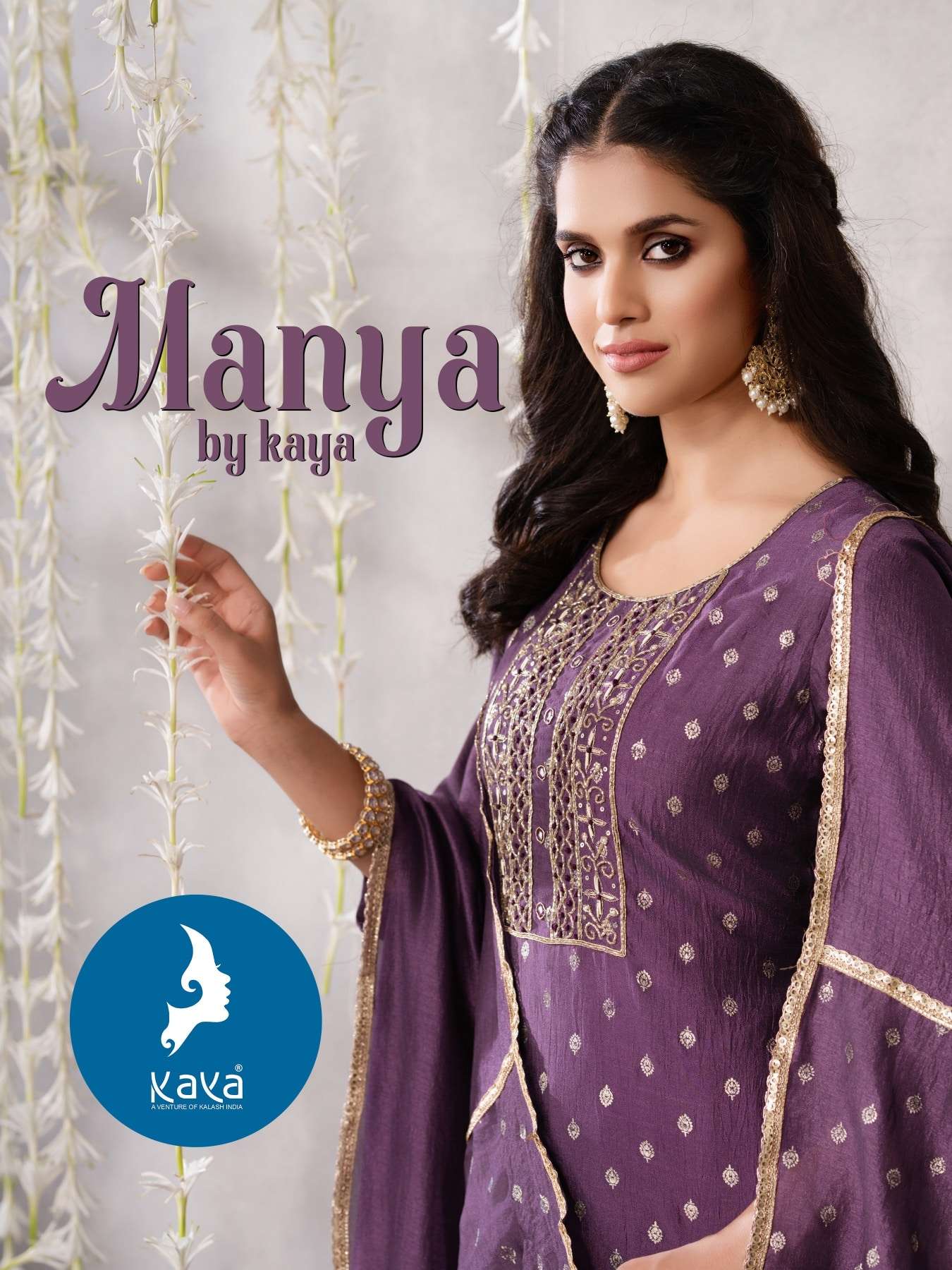 KAYA MANYA 01 TO 06 SERIES PURE VICHITRA EMBROIDERY PRINTED DRESSES-00014