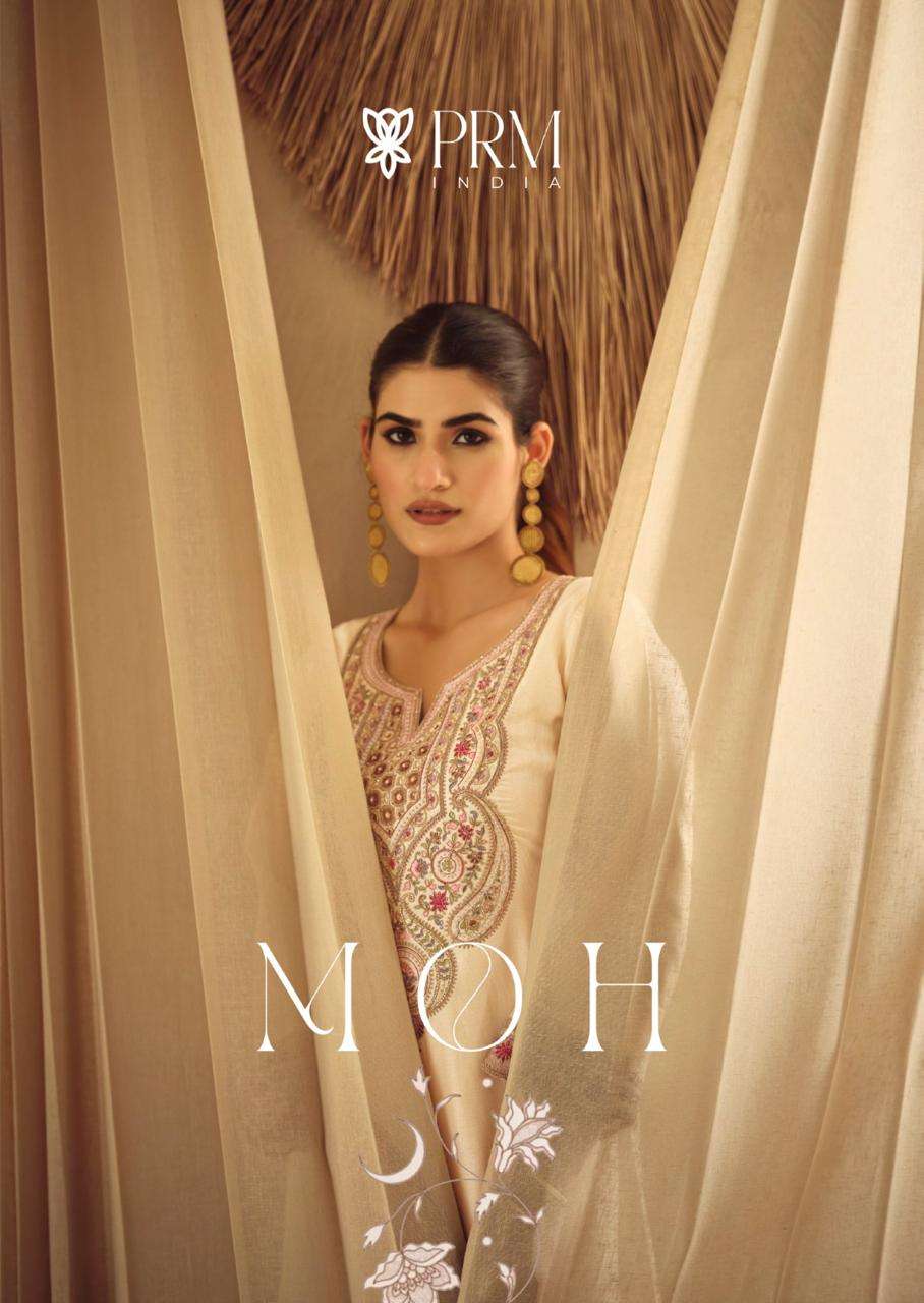 PRM TREND MOH 1086 TO 1091 SERIES PURE SILK EMBROIDERY DRESSES-00028