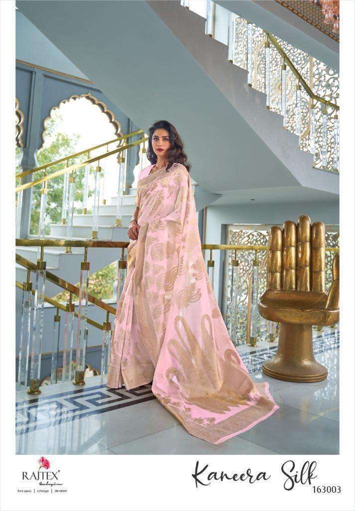 RAJTEX KANEERA SILK 163003 163004 SERIES PURE LINEN SAREES-00178
