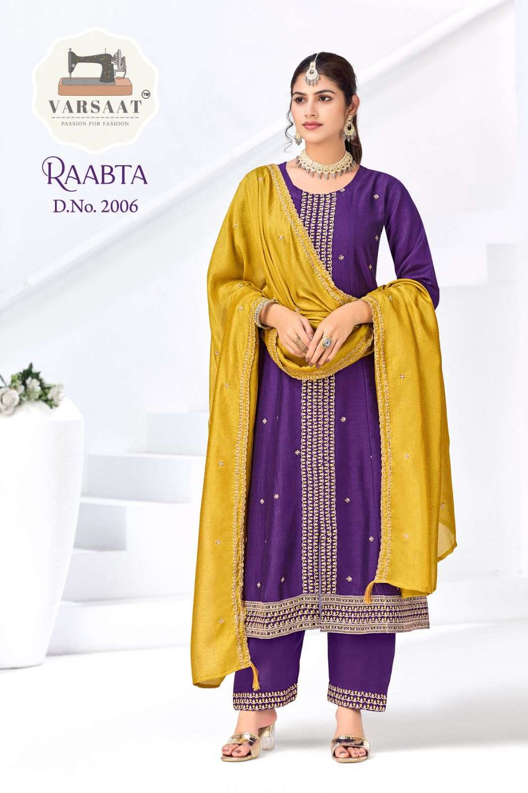 VARSAAT RAABTA 2001 TO 2006 SERIES PURE VICHITRA SILK DRESSES-00011