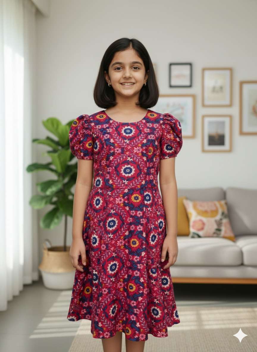 187 SERIES BY ASLIWHOLESALE DESIGNER PURE COTTON EMBROIDERY KIDS GOWN-00293
