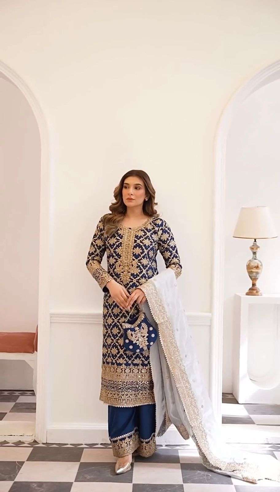 5310 HIT COLOUR BY ASLIWHOLESALE DESIGNER PURE FAUX GEORGETTE EMBROIDERY DRESSES-00262