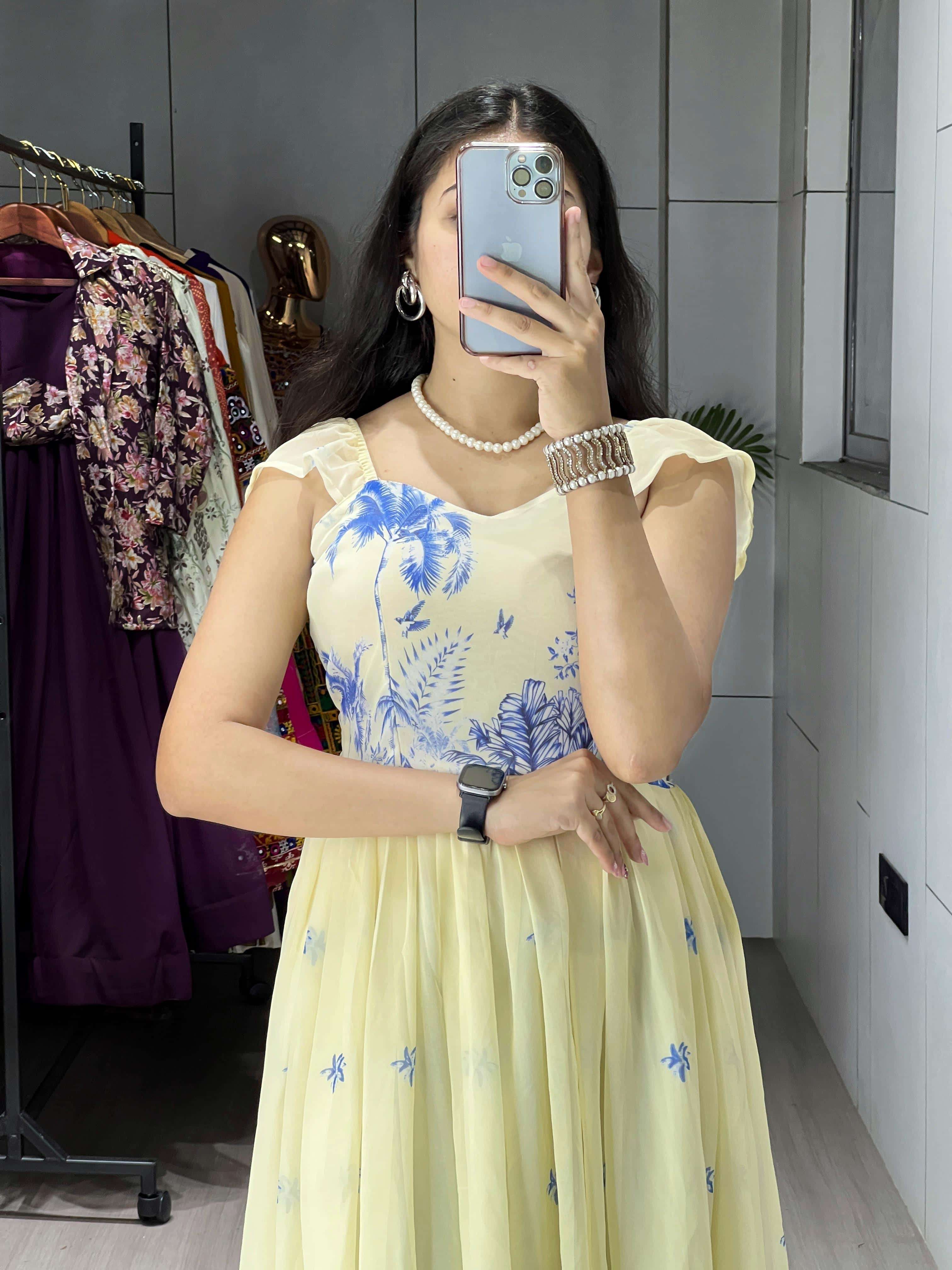 8202 COLOUR BY ASLIWHOLESALE DESIGNER PURE FLORAL PRINTED KURTI-00135
