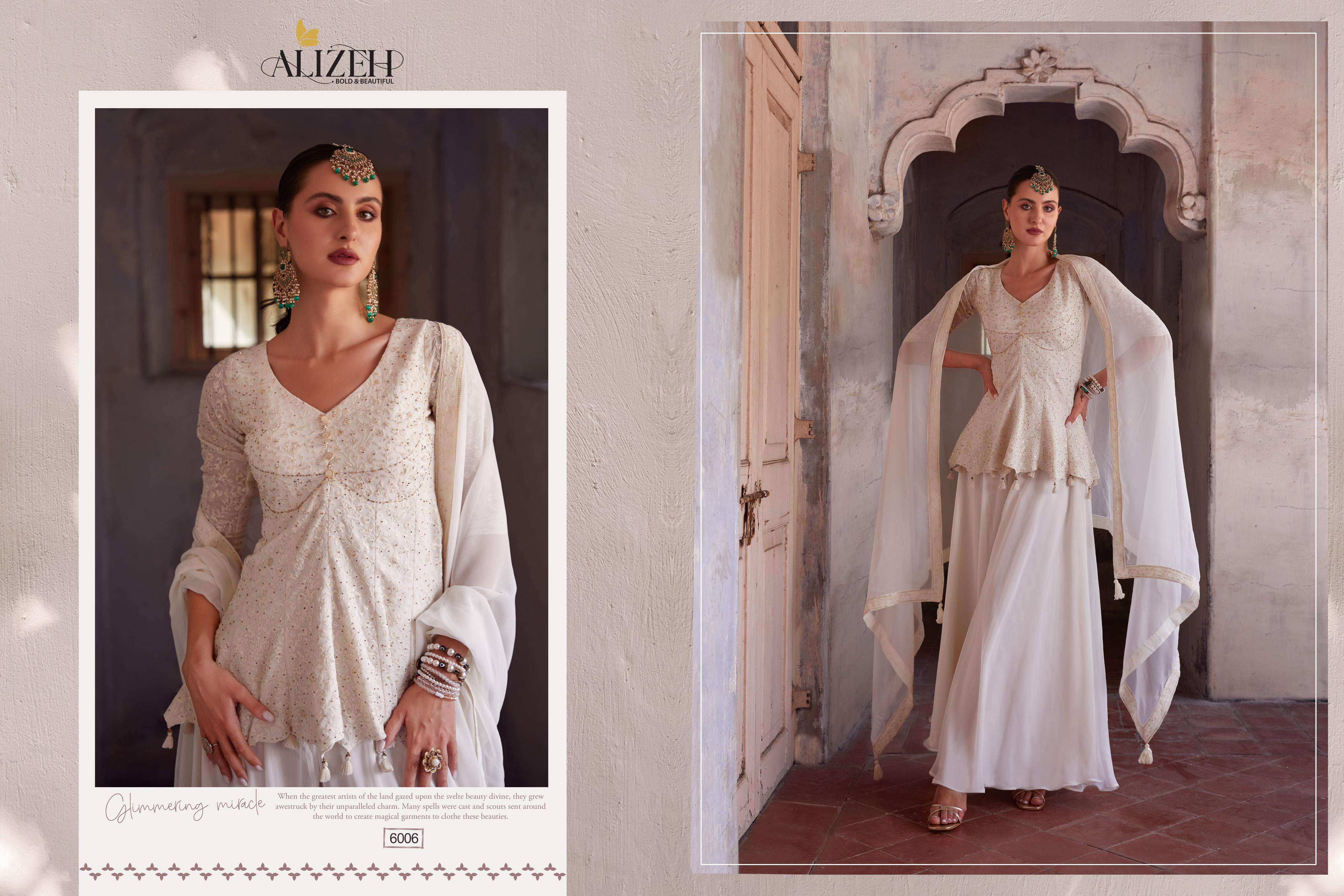 ALIZEH GULBAHAR VOL-05 6006 TO 6007 SERIES PURE GEORGETTE PRINTED DRESSES-00001