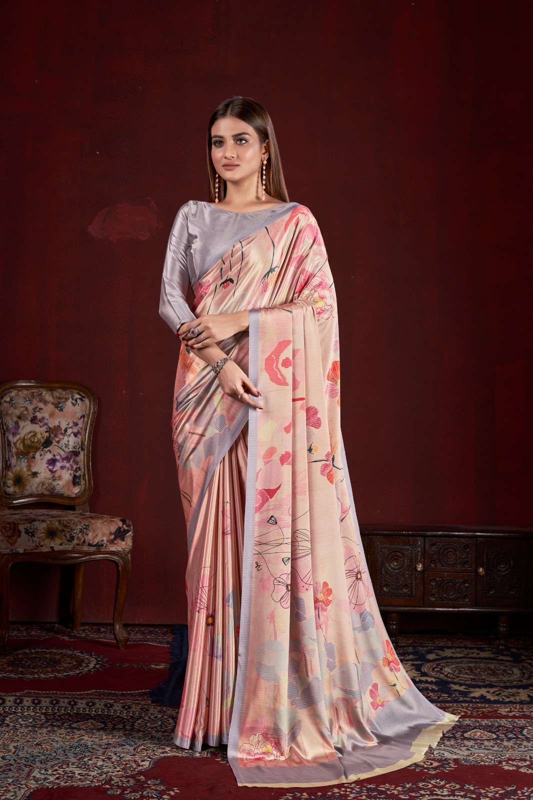 JIVORA HANOI 1701 TO 1712 SERIES PURE CREPE PRINTED SAREES-00137