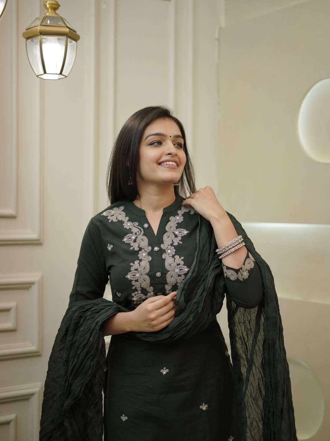 KALINI 2 BY ASLIWHOLESALE DESIGNER PURE VISCOSE RAYON EMBROIDERY DRESSES-00264