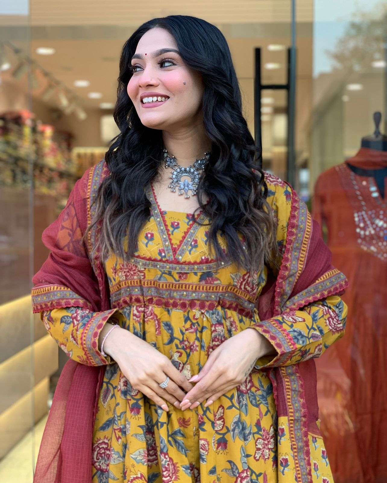 KF-3106 BY ASLIWHOLESALE DESIGNER PURE COTTON EMBROIDERY DRESSES-00096