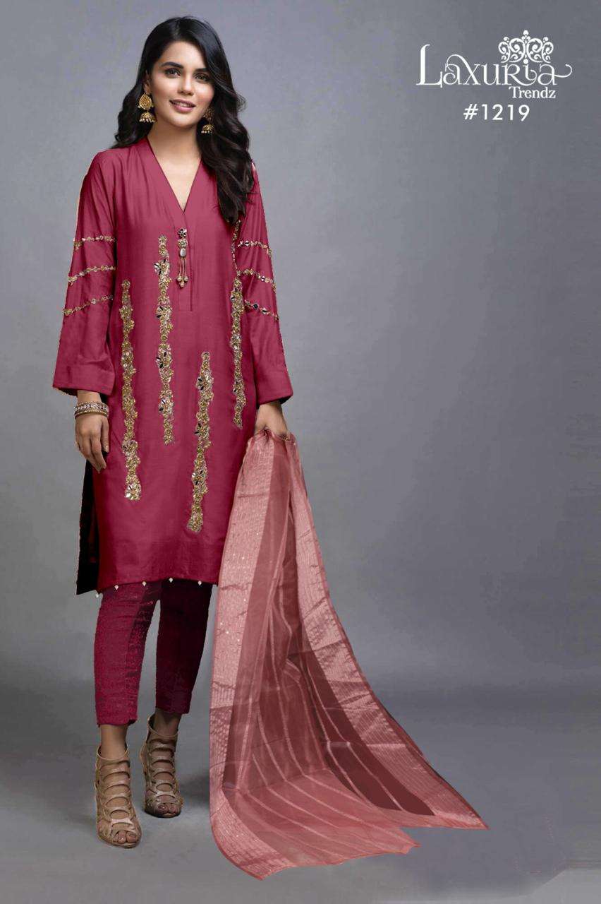 LAXURIA 1219 NX PURE SATIN IMPORTED PAKISTANI DRESSES-00005