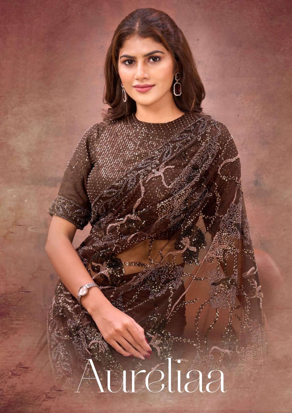MAHOTSAV MOHMANTHAN 26500 AURELIAA SERIES PURE JIMMY CHOO EMBROIDERY SAREES-00276