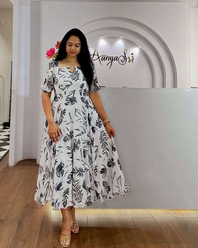MC-1053 BY ASLIWHOLESALE DESIGENER PURE FAUX GEORGETTE GOWN-00249