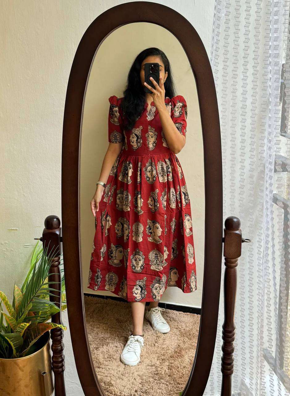 MC-1054 BY ASLIWHOLESALE DESIGNER PURE COTTON PRINTED GOWN-00249