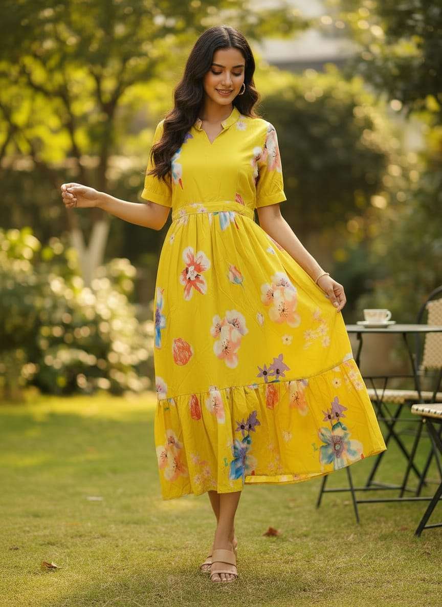 MC-1080 BY ASLIWHOLESALE DESIGNER PURE COTTON PRINTED KURTIS-00249