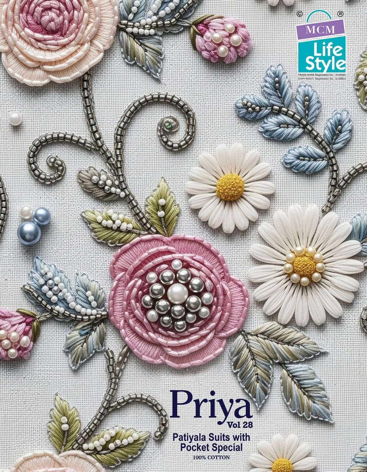 MCM LIFESTYLE PRIYA VOL-28 2808 TO 2831 SERIES PURE COTTON PRINTED DRESSES-00015