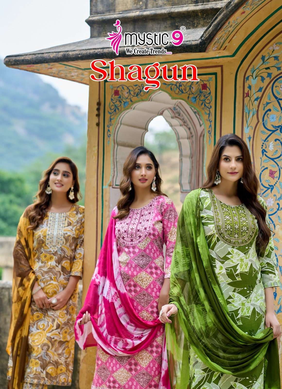 MYSTIC9 SHAGUN VOL-25 PURE RAYON PRINTED DRESSES-00140
