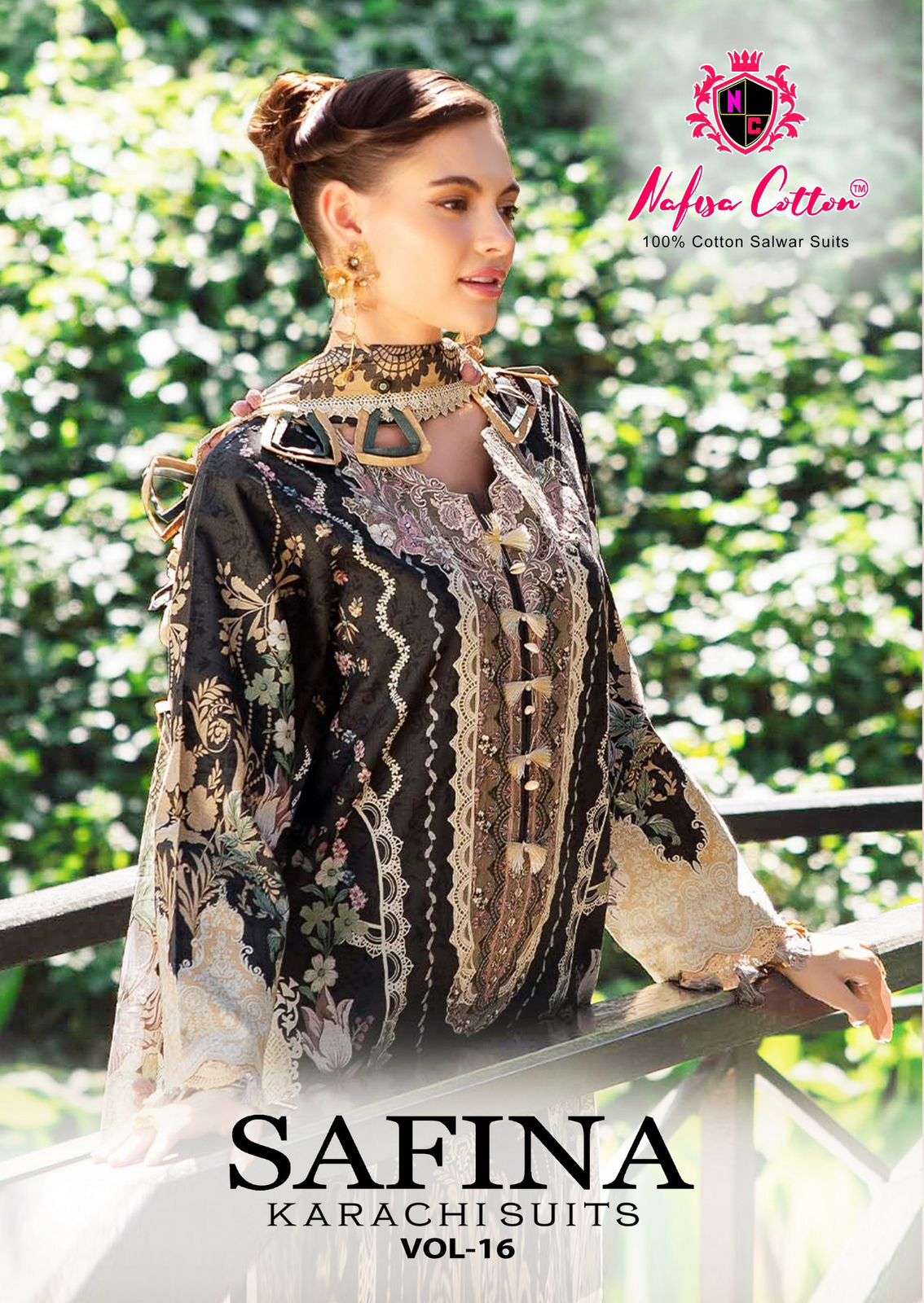 NAFISA COTTON SAFINA VOL-16 16001 TO 16006 SERIES PURE COTTON PRINTED PAKISTANI DRESSES-00062